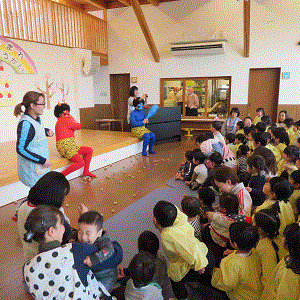 節分、誕生日会